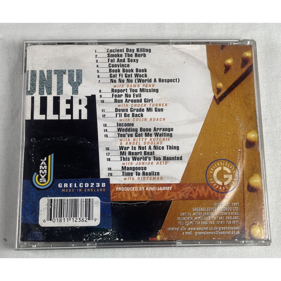 Bounty Killer Ghetto Gramma 1997 CD Reggae Dancehall Explicit Lyrics Inlay Damag - Picture 2 of 6